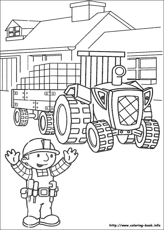 Bob the Builder coloring picture